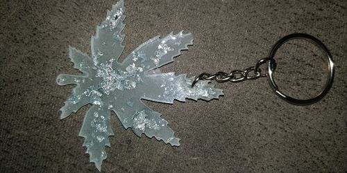 Marijuana keychain