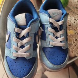 7C Toddler Nike Blue Dunks