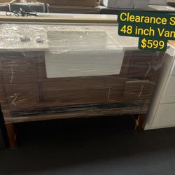 Clearance Sale – 48 inch Bathroom Vanities