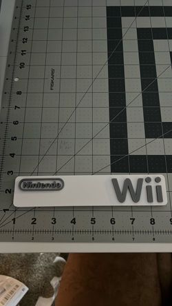 Nintendo Wii 3d printed logo