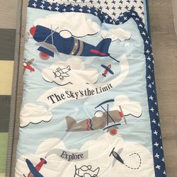 Toddler Portable Travel Sleeping Bag Nap Mat w/ Pillow & Blanket