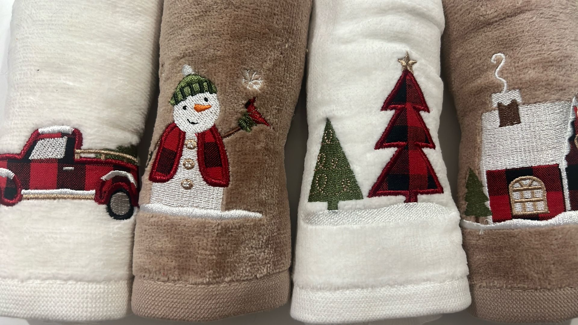 Christmas Bathroom Towels