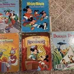 Vintage Disney Books Mickey Mouse Donald Duck 