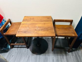 Wooden Table and Chairs