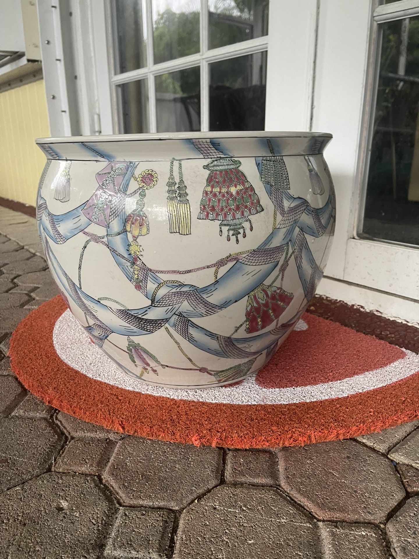 Chinese Tassel Fish / Koi Bowl Planters Pot Only