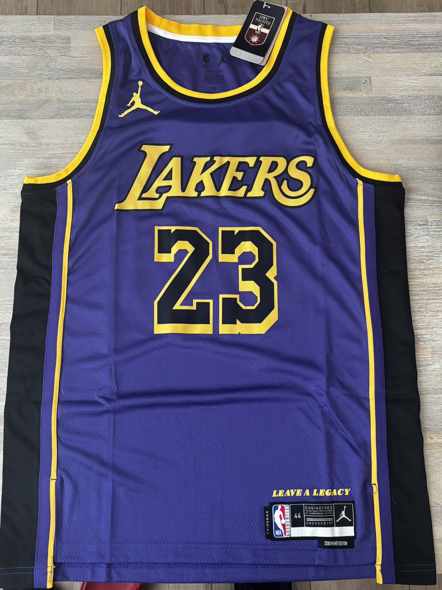 Purple LeBron James Lakers Jersey