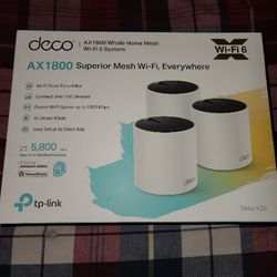 TP-Link Deco AX1800 Whole Home Mesh Wifi 6 System 