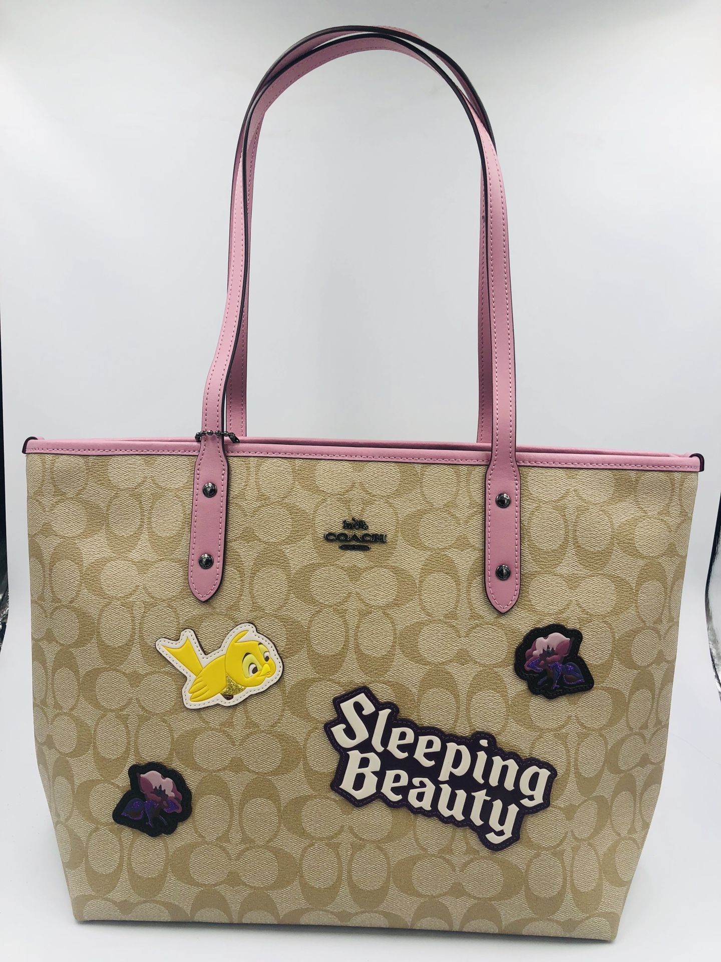 NWT Coach F73359 City Tote Disney Sleeping Beauty Signature Bag