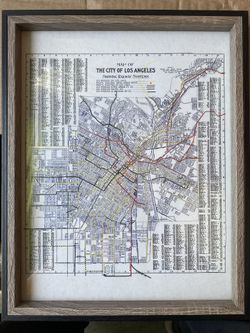 Los Angeles Railway Framed Print