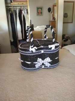 Large Custom Sewing Basket