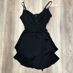 Black B Smart Double Layer Sun Dress