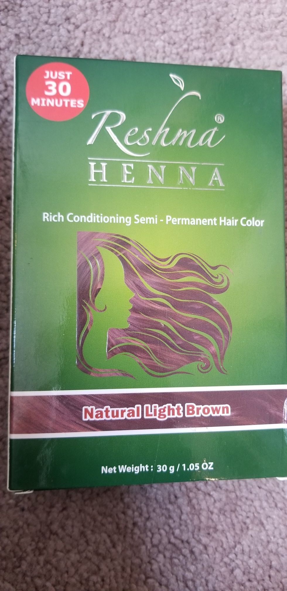 Light brown semi permanent