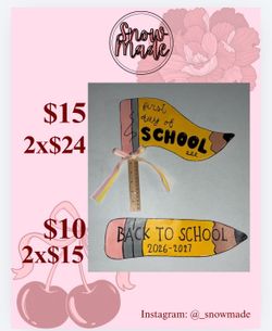 BACK TO SCHOOL MINI BANNERS