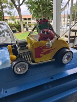 Hot Rod M & Ms dispenser