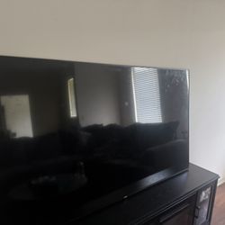 75” LG TV W CHROMECAST AND SWIVEL MOUNT