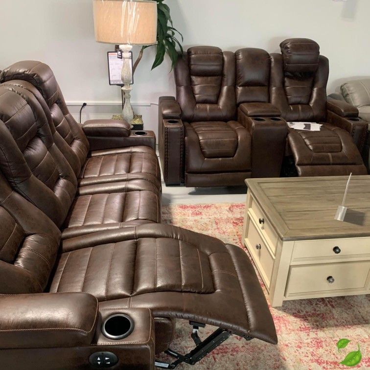 Owner Reclining Sofa and Loveseat Finance and Delivery Available 