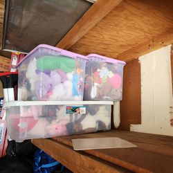 Boxes Of Stuffed Animals