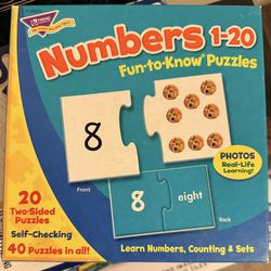 Numbers 1-20 Puzzle