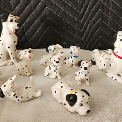 Disney 101 Dalmatians 10pc Set Figurines 