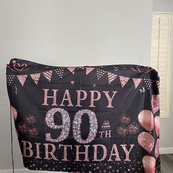 90 Bday Decor