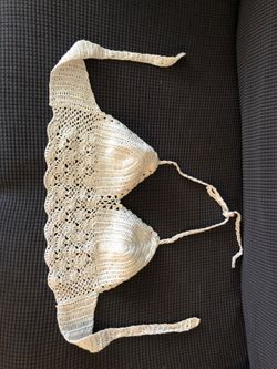 White crochet top