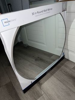 Mainstays 30 in Round Wall Mirror