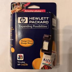 HP 23 (C1823D) Tri-Color Ink Carrier With G