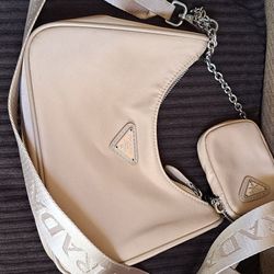 EXCELLENT CONDITION "PRADA RE EDITION BAG WITH COIN POUCH 250$$