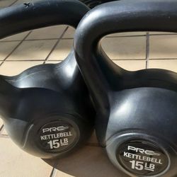 2 ,Pro Strength Kettlebell 15 LB /best Offer 