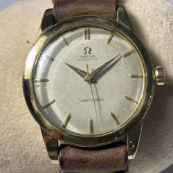 1950s Vintage Omega Seamaster Gold Filled Watch