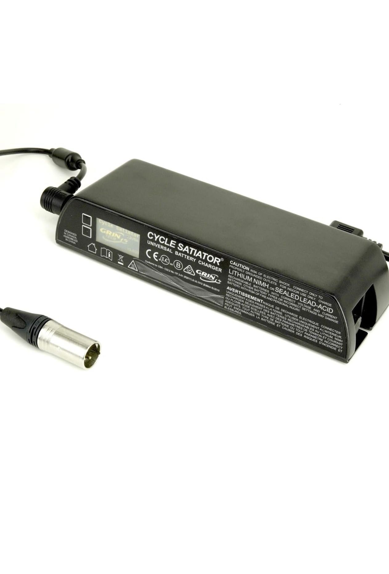 Charger Grin Technology Cycle Satiator 72V Programmable Electric Bike Battery Charger