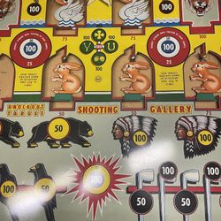 Vintage Marx Shooting Gallery Game