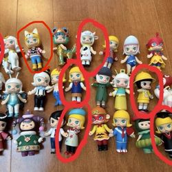 Large Pop Mart Molly Collection – 18 Cute Blind Box Figures – Great Condition!