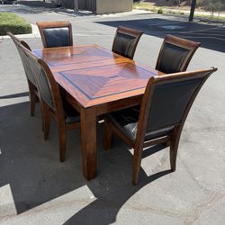 Dining Table W/6 Chairs