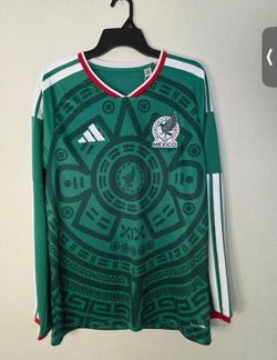 Adidas Mexico home green jersey long sleeve size small only