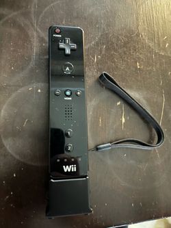 Wii remote with motion plus black