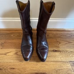 Mens  Size 8 Brown Leather Cole Haan Cowboy Boots