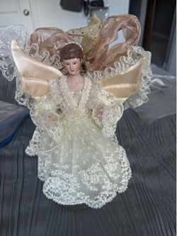 Vintage tree topper $10