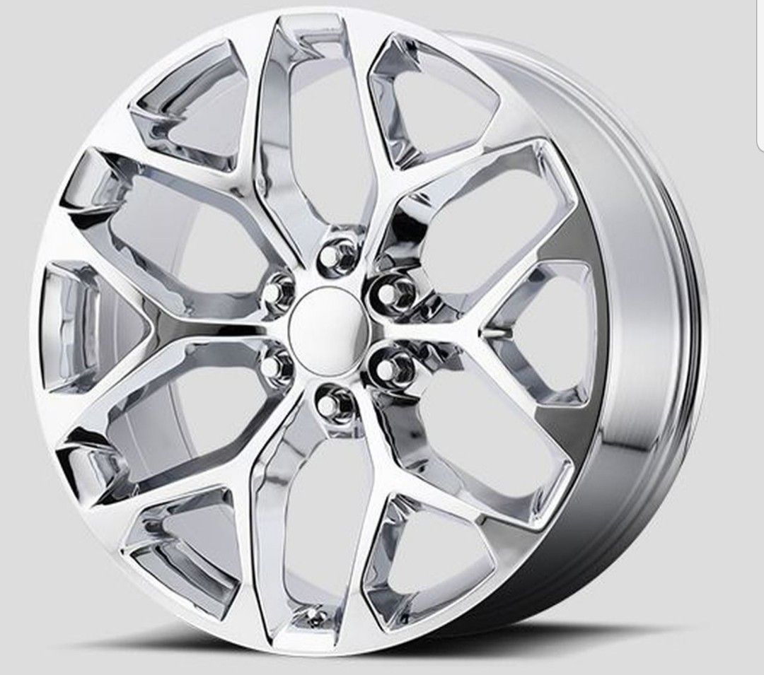 24" Snow flake GMC replica wheels special