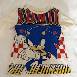 Sonic T Shirt Boys 4/5 