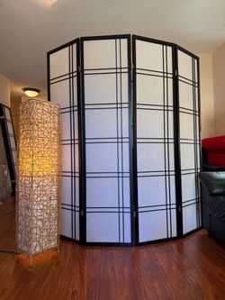 4-Panel Shoji Screen Room Divider