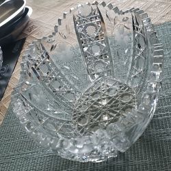 Cut Glass Fruit Bowl