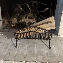 Metal Wood Holder