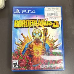 PS4 BORDERLANDS 3 GAME