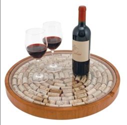 Lazy Susan Wine Corkdisplay