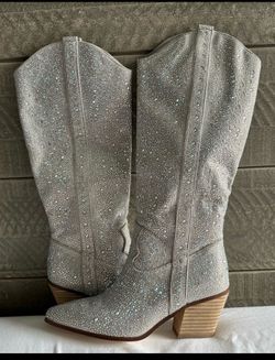Rhinestone Cowboy Boots  size 7