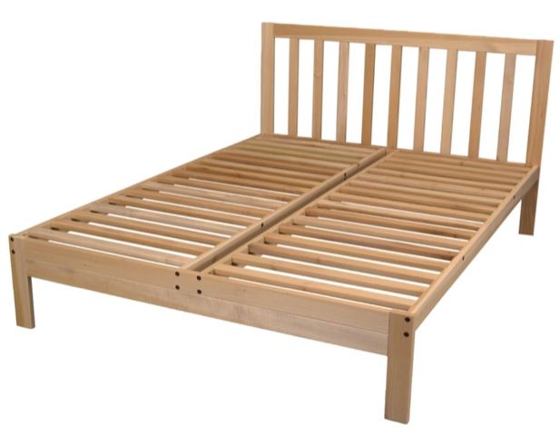 Nomad Solid Wood Platform Bed, with Charleston Style Headboard