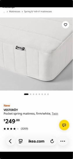 IKEA White Twin Size Mattress