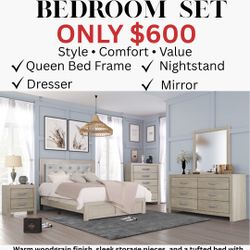 4 Pc Queen Bedroom Set
