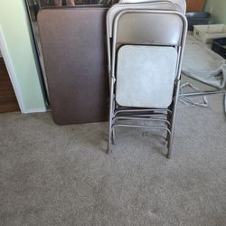 Card table & chairs